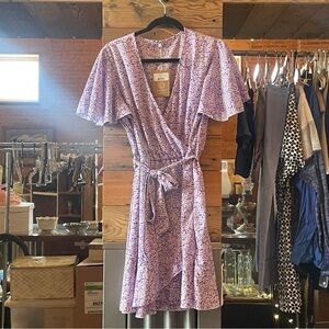 SHEIN Floral Purple Dress